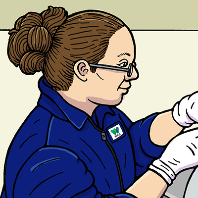 Color Illustration of Nichole Shelmidine